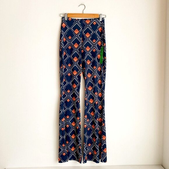 Zara Retro 60s Print Tunic Top and Flared  Pants Stretchy Set S - Picture 6 of 8